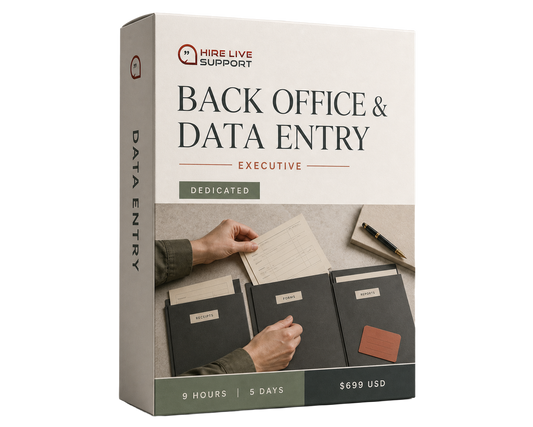 Back Office and Data Entry Executive - Dedicated
